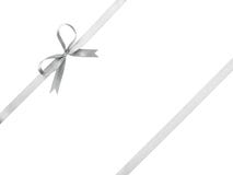 Fita de prata com curva para empacotar fotos de stock royalty free Fita de prata com curva para empacotar fotos de stock royalty free