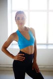 Fit sporty muscular woman with six-pack abs stock photography Fit sporty muscular woman with six-pack abs stock photography