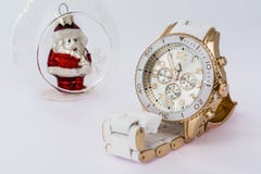 Five minutes before the New Year stock photography Five minutes before the New Year stock photography