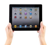 Fixation iPad2 dans des mains