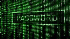 Fixez le mot de passe Attaque de Cyber tailler Matrice verte de fond de Digital Code machine binaire rendu 3d illustration stock Fixez le mot de passe Attaque de Cyber tailler Matrice verte de fond de Digital Code machine binaire rendu 3d illustration stock