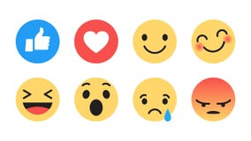 Flacher Design-Vektor modernes Emoji vektor abbildung Flacher Design-Vektor modernes Emoji vektor abbildung