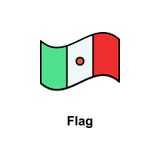 Flag, cinco de mayo icon. Element of Cinco de Mayo color icon. Premium quality graphic design icon. Signs and symbols collection stock illustration Flag, cinco de mayo icon. Element of Cinco de Mayo color icon. Premium quality graphic design icon. Signs and symbols collection stock illustration