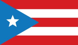 Flag of puerto rico icon illustration Royalty Free Stock Images Flag of puerto rico icon illustration Royalty Free Stock Images