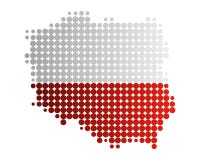 flaggaöversikt poland vektor illustrationer flaggaöversikt poland vektor illustrationer