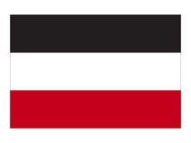 Flagge des deutschen Reiches stock abbildung Flagge des deutschen Reiches stock abbildung