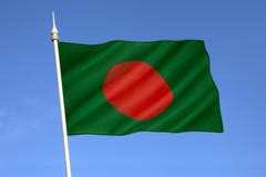 Flagge von Bangladesch Lizenzfreie Stockfotos Flagge von Bangladesch Lizenzfreie Stockfotos