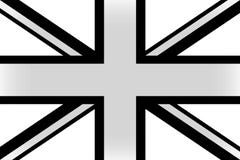 Flagge von England in Schwarzweiss stock abbildung Flagge von England in Schwarzweiss stock abbildung