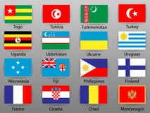 Flags of all countries of the world Part 10 royalty free illustration Flags of all countries of the world Part 10 royalty free illustration