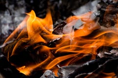 Flames caused by combustion royalty free stock photos Flames caused by combustion royalty free stock photos