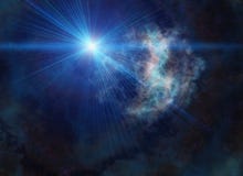 Flash bianco sugli ambiti di provenienza sconosciuti di uno spazio royalty illustrazione gratis Flash bianco sugli ambiti di provenienza sconosciuti di uno spazio royalty illustrazione gratis