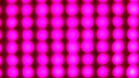 Flashing pink lights