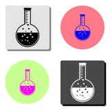 Flask. flat vector icon stock illustration Flask. flat vector icon stock illustration