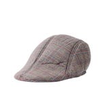 Flat Cap In Grey And Brown Tweed Royalty Free Stock Image