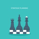 Flat chess figures. Strategy concept background. Vector illustration. EPS10 format. stock illustration Flat chess figures. Strategy concept background. Vector illustration. EPS10 format. stock illustration