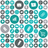 Flat design icons for business and finance stock illustration Flat design icons for business and finance stock illustration