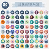 Flat Design Icons For User Interface