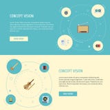 Flat Icons Banjo, Mp3 Player, Radio And Other Vector Elements. Set Of Audio Flat Icons Symbols Also Includes Radio royalty free illustration Flat Icons Banjo, Mp3 Player, Radio And Other Vector Elements. Set Of Audio Flat Icons Symbols Also Includes Radio royalty free illustration