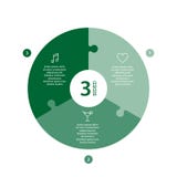 Flat monocolor puzzle presentation infographic charts Stock Photo Flat monocolor puzzle presentation infographic charts Stock Photo