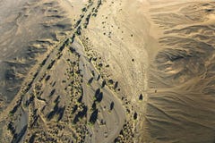 Flat of the Namib Naukluft National Park in Namibia with balloon royalty free stock images Flat of the Namib Naukluft National Park in Namibia with balloon royalty free stock images