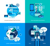 Flat Style UI Icons to use for your business project, Stock Image Flat Style UI Icons to use for your business project, Stock Image