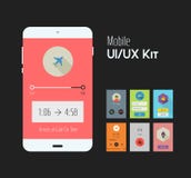 Flat Ui or UX mobile apps kit royalty free stock images Flat Ui or UX mobile apps kit royalty free stock images