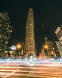 Flatiron budynek przy nocą obraz royalty free Flatiron budynek przy nocą obraz royalty free