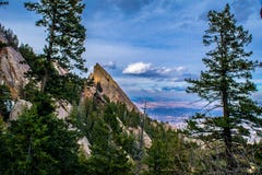 Flatirons in Boulder, Colorado Royalty Free Stock Images Flatirons in Boulder, Colorado Royalty Free Stock Images
