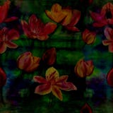 Fleurs - composition décorative watercolor Configuration sans joint Employez les matériaux imprimés, signes, articles, sites Web, Illustration de Vecteur Fleurs - composition décorative watercolor Configuration sans joint Employez les matériaux imprimés, signes, articles, sites Web, Illustration de Vecteur