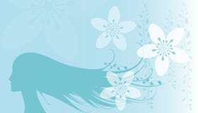 flickasilhouette stock illustrationer flickasilhouette stock illustrationer