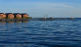 Floating Houses in the Derawan Island of East Kalimantan of Indonesia