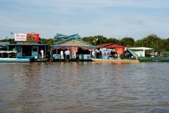 Floating Village. Tonle Sap Lake. Cambodia. Stock Photography Floating Village. Tonle Sap Lake. Cambodia. Stock Photography