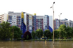 Flood In The City Royalty Free Stock Images Flood In The City Royalty Free Stock Images