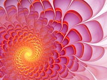 Flor colorida del fractal stock de ilustración Flor colorida del fractal stock de ilustración