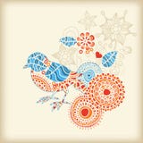 Floral Bird Royalty Free Stock Photos Floral Bird Royalty Free Stock Photos