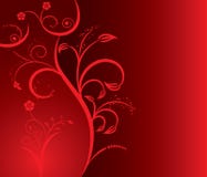 Floral Silhouette Girl, Vector Stock Photography Floral Silhouette Girl, Vector Stock Photography