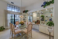 Florida luxury home formal dining room stock photo Florida luxury home formal dining room stock photo