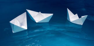 Flota de papel de la nave Flota de papel de la nave