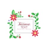 Flourishes frame text original design, creative floral badge for company identity, floral shop, beauty studio, packaging vector illustration Flourishes frame text original design, creative floral badge for company identity, floral shop, beauty studio, packaging vector illustration