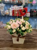 Flower box stock image Flower box stock image