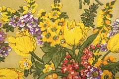 Flower fabric texture, colored plants stock photography Flower fabric texture, colored plants stock photography