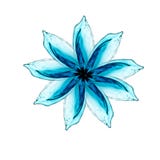 Flower made of water splash Stock Image Flower made of water splash Stock Image