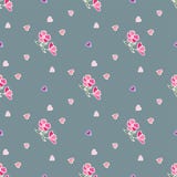 Flower pattern of small flowers. Seamless vector texture stock illustration Flower pattern of small flowers. Seamless vector texture stock illustration