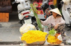 Flower Vendor Royalty Free Stock Image Flower Vendor Royalty Free Stock Image