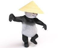 Fluffig nalle Chineese för gladlynt teckenpanda stock illustrationer Fluffig nalle Chineese för gladlynt teckenpanda stock illustrationer