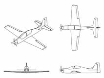 Flugzeug Tucano Nur Entwurf vektor abbildung Flugzeug Tucano Nur Entwurf vektor abbildung