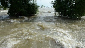 Flut in Thailand HD stock footage Flut in Thailand HD stock footage