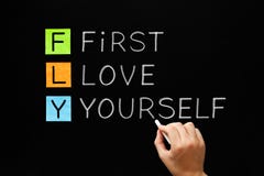 FLY - First Love Yourself Acronym Concept