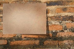 flyer at brick wall stock image image of aged backdrop 37988401 flyers on wall royalty free