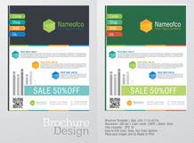 Flyers for business in a creative two different color patches in a creative gradient color background Royalty Free Stock Photography Flyers for business in a creative two different color patches in a creative gradient color background Royalty Free Stock Photography